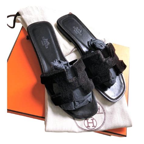 hermes mink boots|hermes sandals for women.